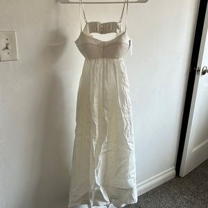 Intermix white midi dress size XS NEVER WORN